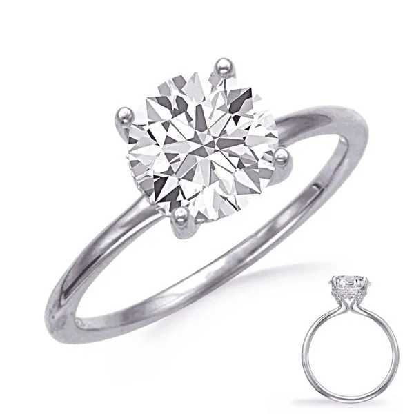 White Gold Engagement Ring Tennies Jewelry Appleton, WI