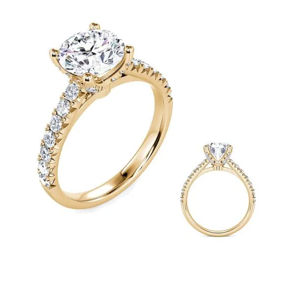 Yellow Gold Engagement Ring Jimmy Smith Jewelers Decatur, AL
