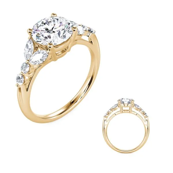 Yellow Gold Engagement Ring Moseley Diamond Showcase Inc Lexington, SC