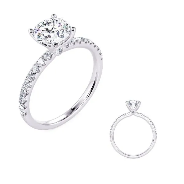 White Gold Engagement Ring Spencer's Jewelers Athens, GA