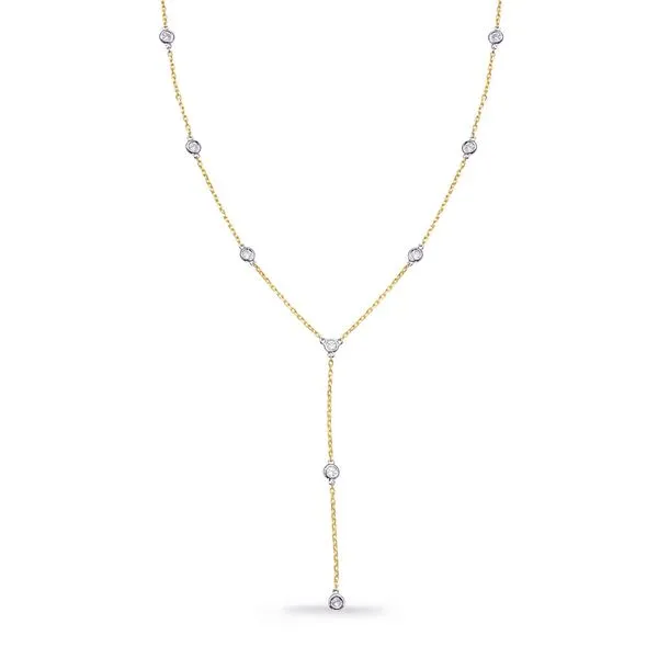 Yellow Gold Diamond By the Yard Necklace Tennies Jewelry Appleton, WI