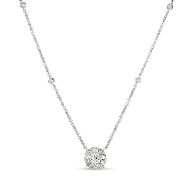 White Gold Diamond Necklace Raleigh Diamond Fine Jewelry Raleigh, NC