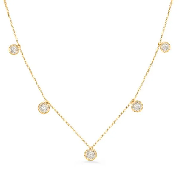 Yellow Gold Diamond Necklace Tennies Jewelry Appleton, WI