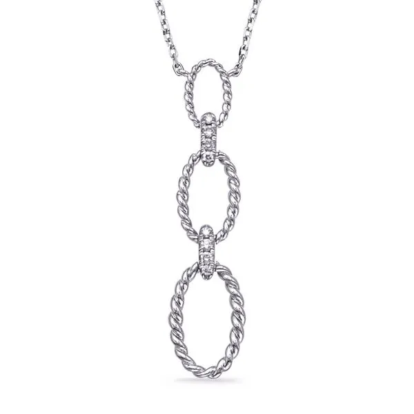 White Gold Diamond Necklace Raleigh Diamond Fine Jewelry Raleigh, NC