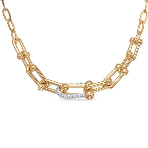 Yellow Gold Diamond Necklace Raleigh Diamond Fine Jewelry Raleigh, NC