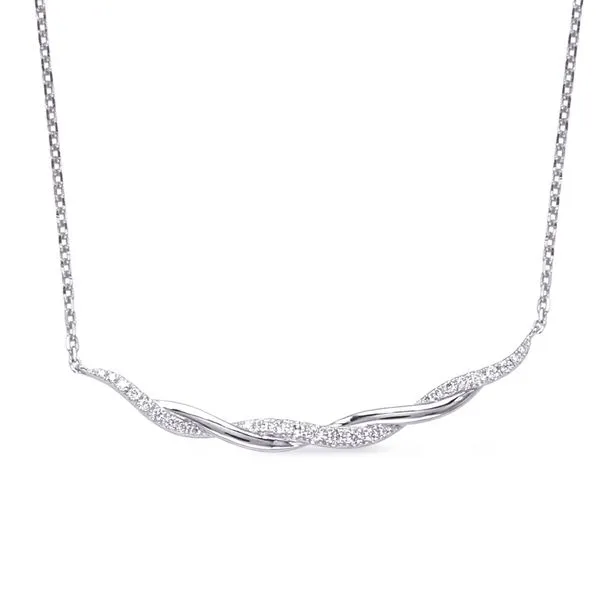 White Gold Diamond Necklace Tennies Jewelry Appleton, WI