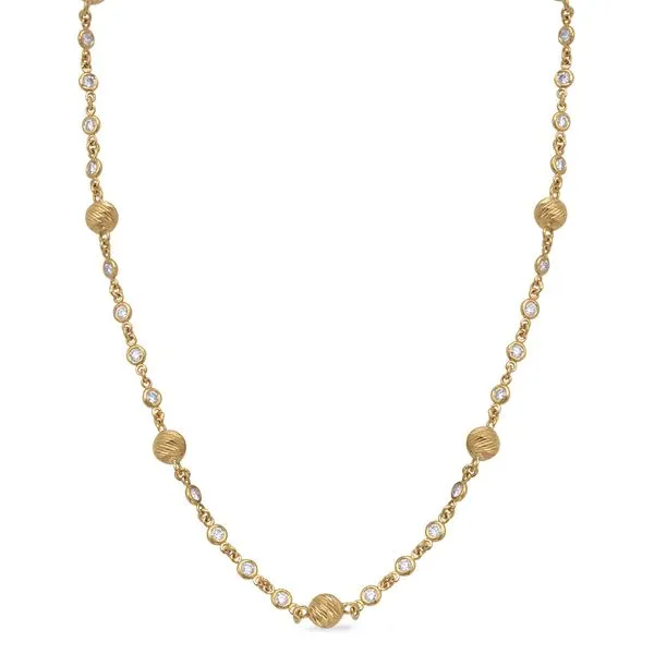 Yellow Gold Diamond Necklace J. Meredith Jewelers Delafield, WI