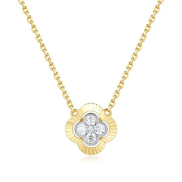 Yellow Gold Diamond Necklace Spencer's Jewelers Athens, GA