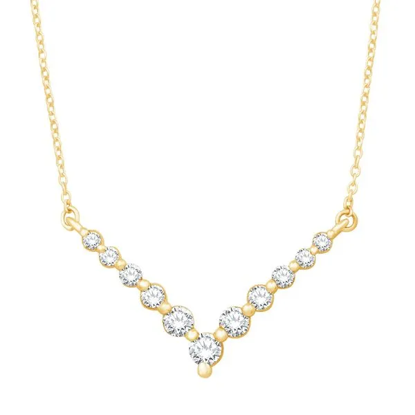 Yellow Gold Diamond Necklace J. Meredith Jewelers Delafield, WI