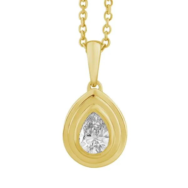 Yellow Gold Diamond Necklace Tennies Jewelry Appleton, WI