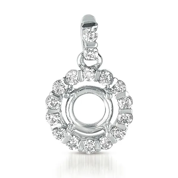 Diamond Pendant For 1/2ct Round Stone Tennies Jewelry Appleton, WI