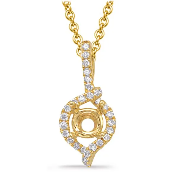 Diamond Pendant For 1ct Round Stone Tennies Jewelry Appleton, WI