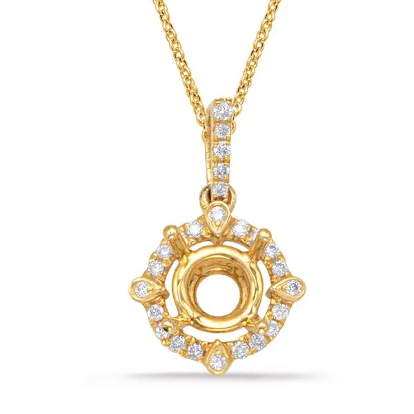Diamond Pendant For 1ct  Round Stone Tennies Jewelry Appleton, WI