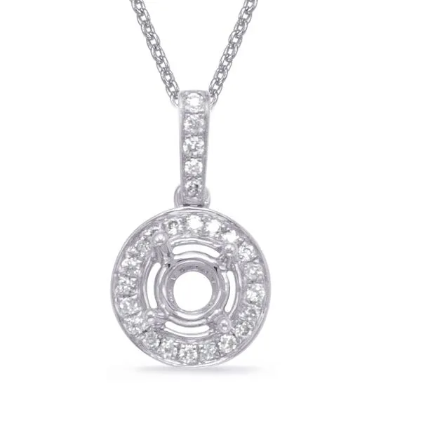 Diamond Pendant For.25ct Round Stone Tennies Jewelry Appleton, WI