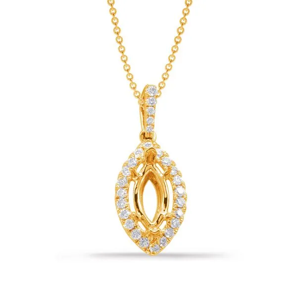 Diamond Pendant For 8x4mm Marquise Cente Raleigh Diamond Fine Jewelry Raleigh, NC