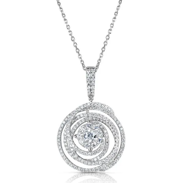 White Gold Diamond Pendant Tennies Jewelry Appleton, WI