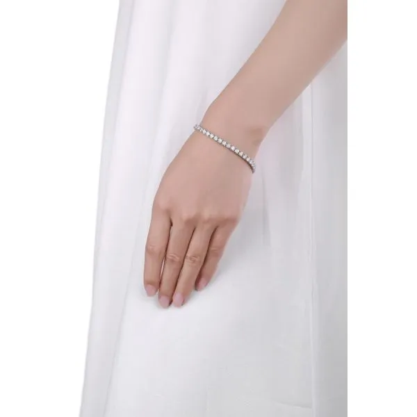 Lab Grown Diamond Tennis Bracelet Image 2 Mystique Jewelers Alexandria, VA