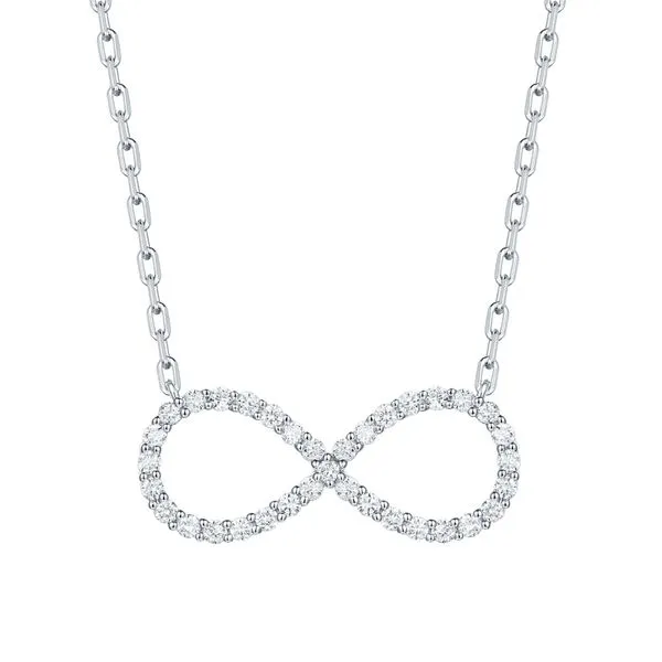 Lab Grown Diamond Infinity Necklace Mystique Jewelers Alexandria, VA