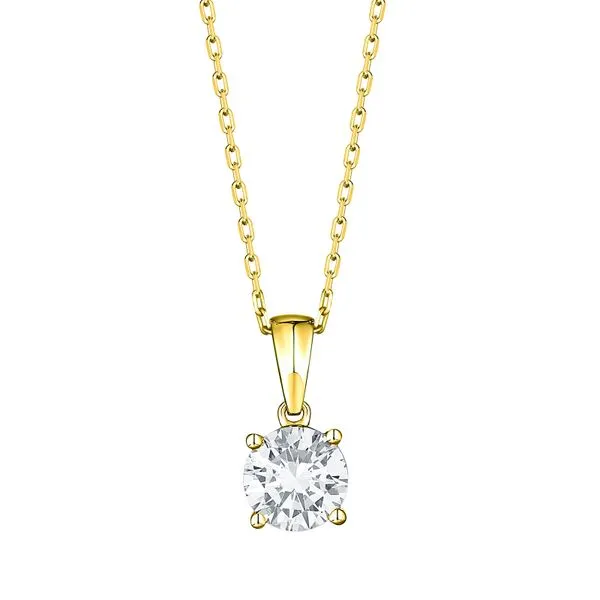 Lab Grown Diamond Solitaire Pendant Mystique Jewelers Alexandria, VA