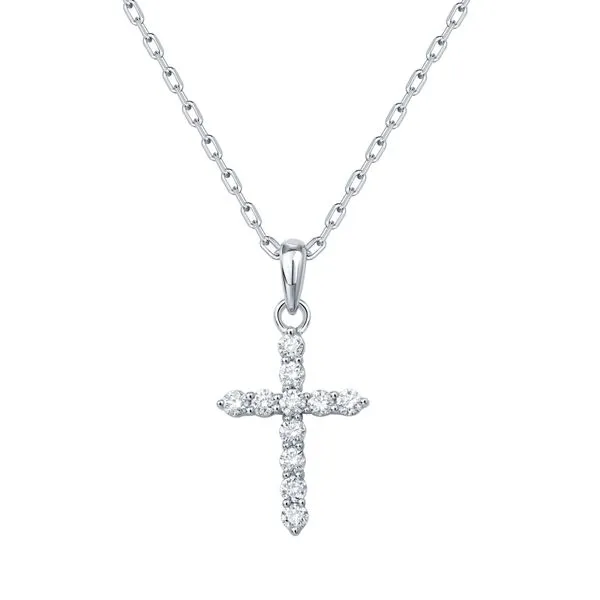 Lab Grown Diamond Cross Necklace Mystique Jewelers Alexandria, VA