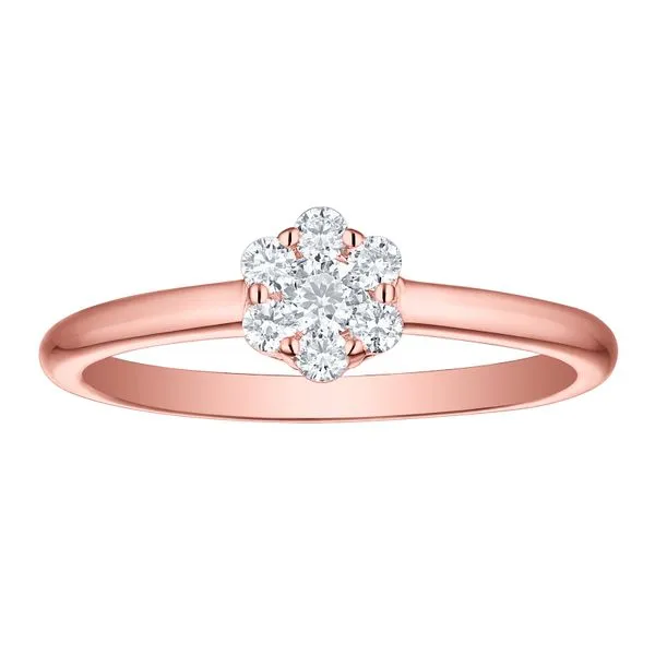 Lab Grown Diamond Flower Ring Diamonds Direct St. Petersburg, FL