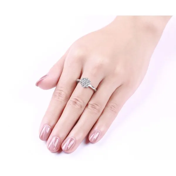 Lab Grown Diamond Flower Ring Image 2 Diamonds Direct St. Petersburg, FL