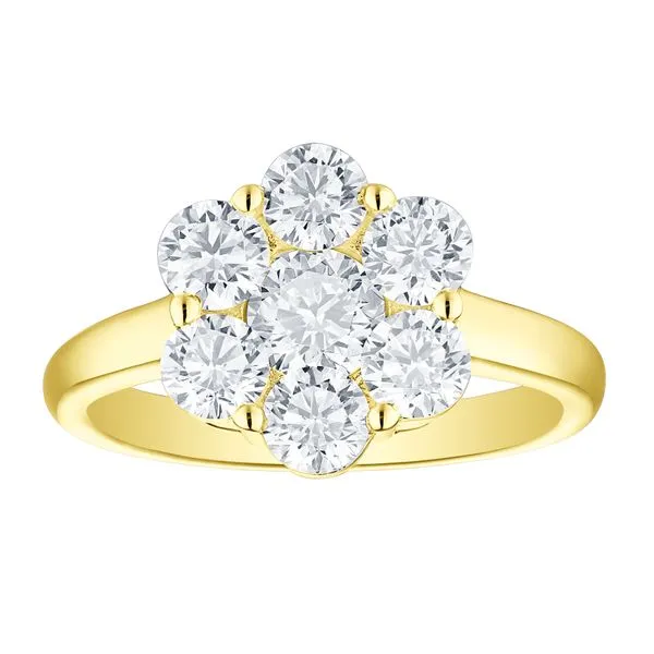 Lab Grown Diamond Flower Ring Mystique Jewelers Alexandria, VA