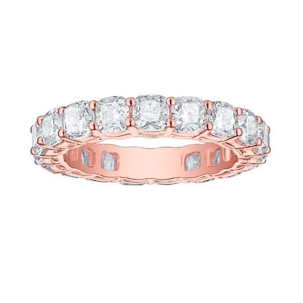 Lab Grown Diamond Cushion Eternity Band Diamonds Direct St. Petersburg, FL