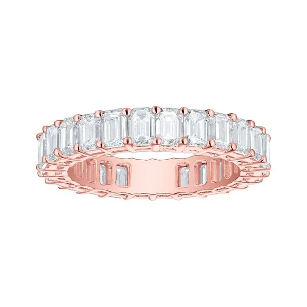 Lab Grown Diamond Emerald Eternity Band Diamonds Direct St. Petersburg, FL