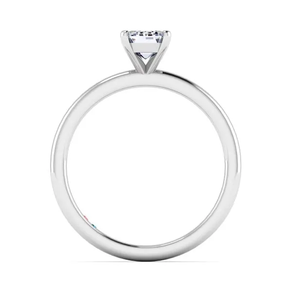 Emerald Lab Grown Diamond Solitaire Petite Engagement Ring Image 4 Diamonds Direct St. Petersburg, FL