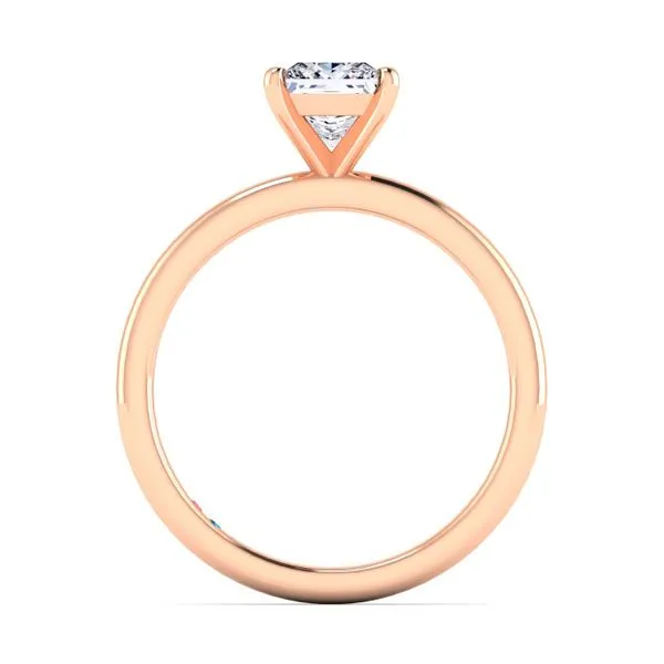 Princess Lab Grown Diamond Solitaire Petite Engagement Ring Image 3 Diamonds Direct St. Petersburg, FL