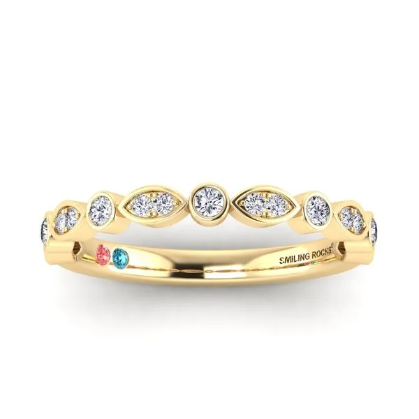 Lab Grown Diamond Muse Matching Band Image 2 Mystique Jewelers Alexandria, VA