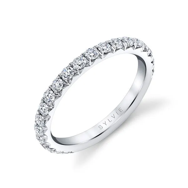Women's Thick Pave Wedding Band - Malencia Studio D Jewelers Woodstock, IL