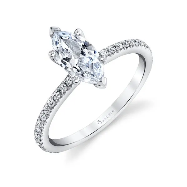 Women's Marquise Cut Classic Engagement Ring - Adorlee Diamond Showcase Longview, WA