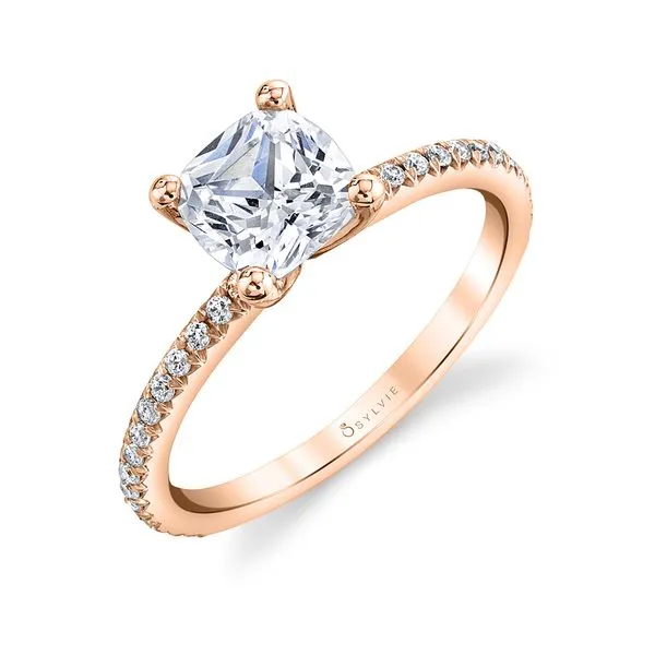 Women's Cushion Cut Classic Engagement Ring - Adorlee Diamond Showcase Longview, WA