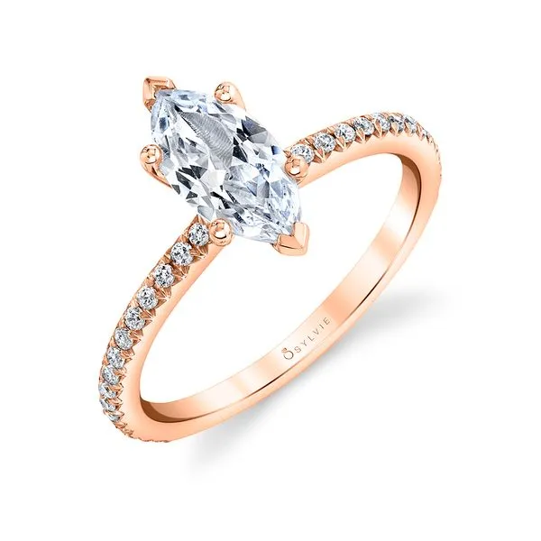 Women's Marquise Cut Classic Engagement Ring - Adorlee Diamond Showcase Longview, WA