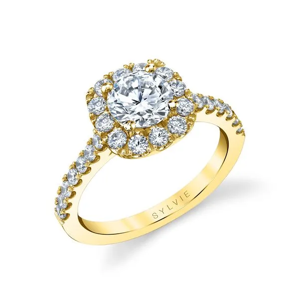Women's Round Cushion Cut Classic Halo Engagement Ring - Jacalyn Diamond Showcase Longview, WA
