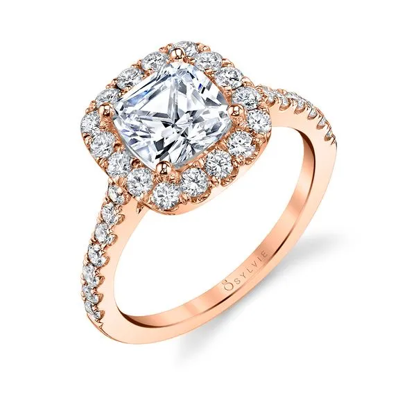 Women's Cushion Cut Classic Halo Engagement Ring - Jacalyn Diamond Showcase Longview, WA