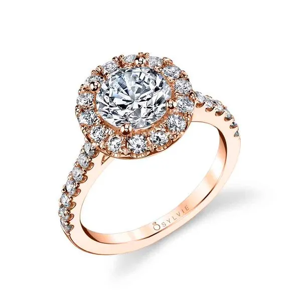 Women's Round Cut Classic Halo Engagement Ring - Jacalyn Diamond Showcase Longview, WA