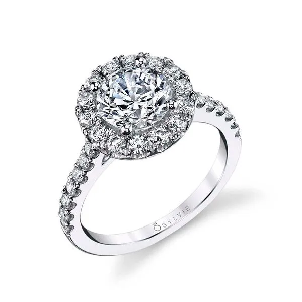 Women's Round Cut Classic Halo Engagement Ring - Jacalyn Mitchell's Jewelry Norman, OK