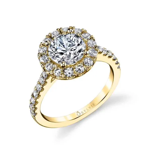 Women's Round Cut Classic Halo Engagement Ring - Jacalyn Diamond Showcase Longview, WA