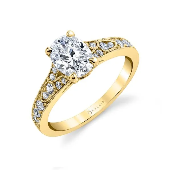 Women's Oval Cut Vintage Inspired Engagement Ring - Chereen Diamond Showcase Longview, WA