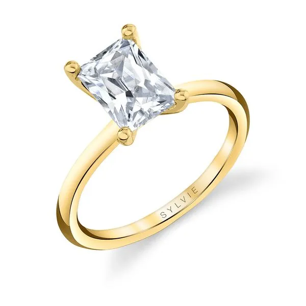 Women's Radiant Cut Solitaire Engagement Ring - Amelia Diamond Showcase Longview, WA