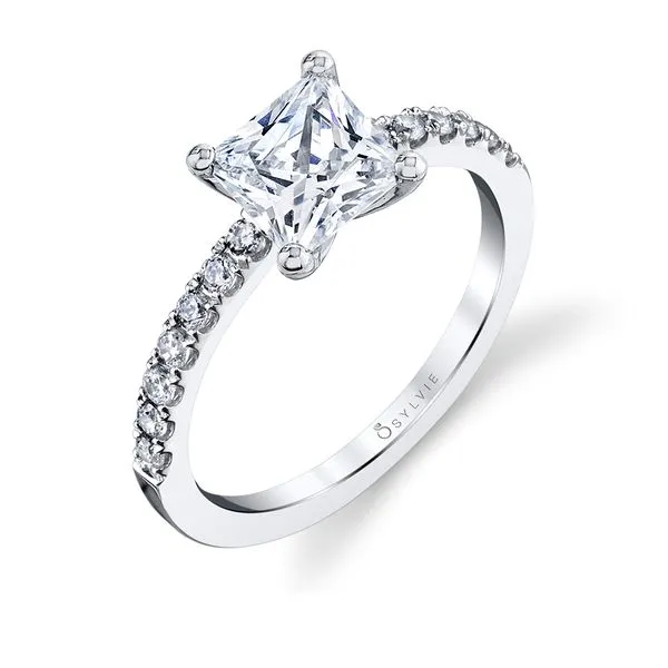 Women's Princess Cut Classic Engagement Ring - Celeste Diamond Showcase Longview, WA