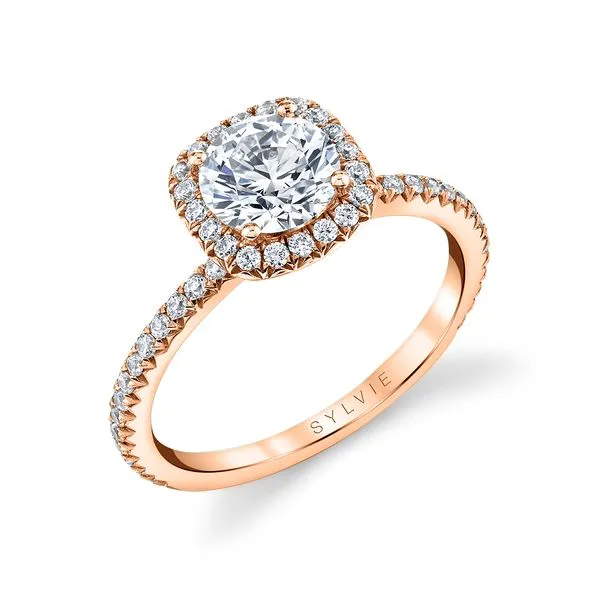 Women's Cushion Cut Classic Halo Engagement Ring - Vivian Diamond Showcase Longview, WA