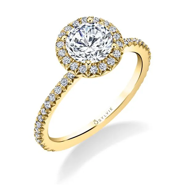 Women's Round Cut Classic Halo Engagement Ring - Vivian Diamond Showcase Longview, WA