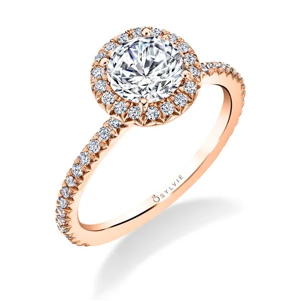 Women's Round Cut Classic Halo Engagement Ring - Vivian Diamond Showcase Longview, WA