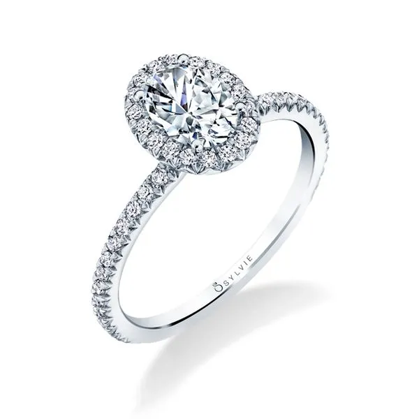 Women's Oval Cut Classic Halo Engagement Ring - Vivian Diamond Showcase Longview, WA