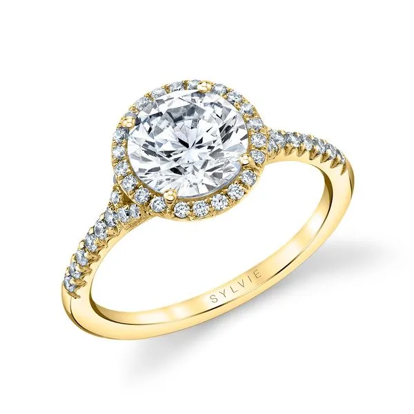 Women's Round Cut Halo Engagement Ring – Alexandra Diamond Showcase Longview, WA