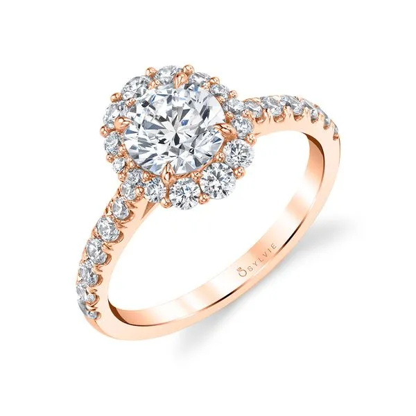 Women's Round Cut Halo Engagement Ring - Jillian Mitchell's Jewelry Norman, OK